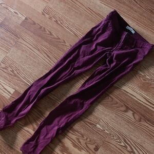 Burgundy Skinny Pants